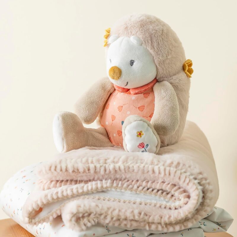  - mila zoë lana - plush hedgehogg beige pink 30 cm 